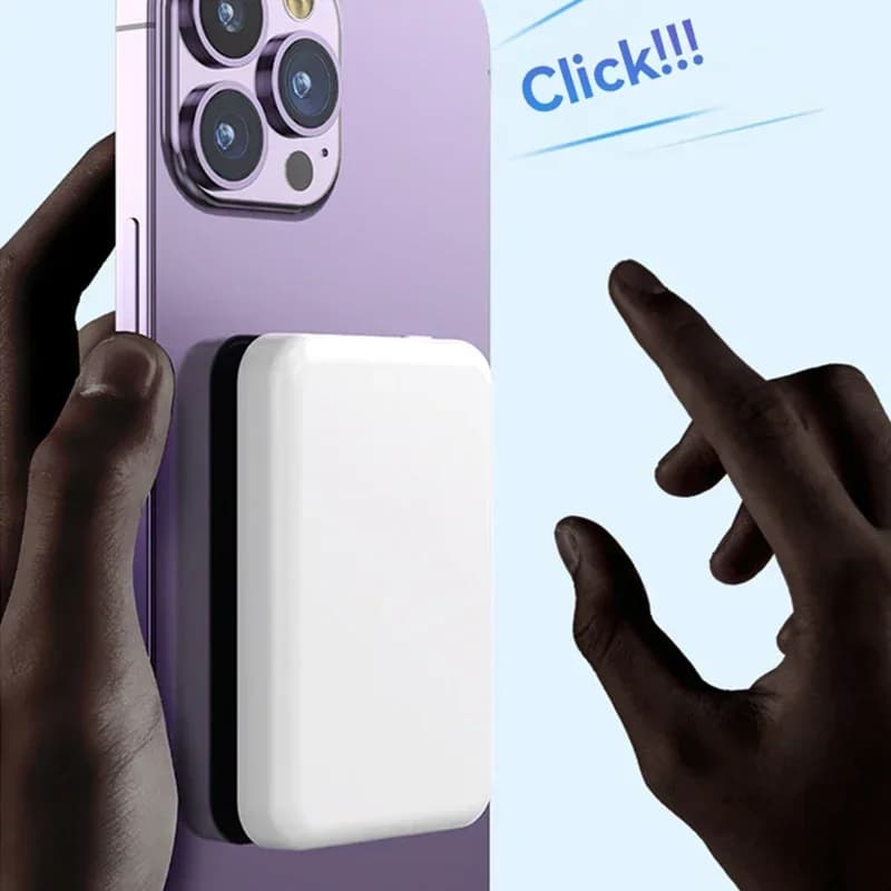 OnePlus 50000mAh Magnetic Wireless Power Bank PD 22.5W Fast Charger Powerbank Portable External Battery For iPhone Samsung New - 5