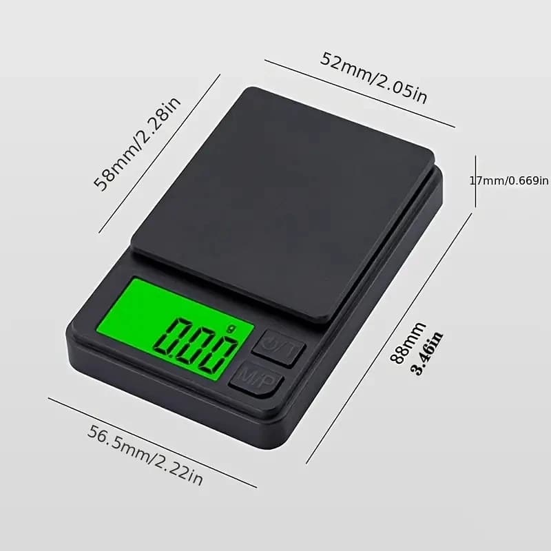 100/500g 0.01g mini digital scale high precision electronic pocket scale jewelry weight kitchen portable electronic scale - 5
