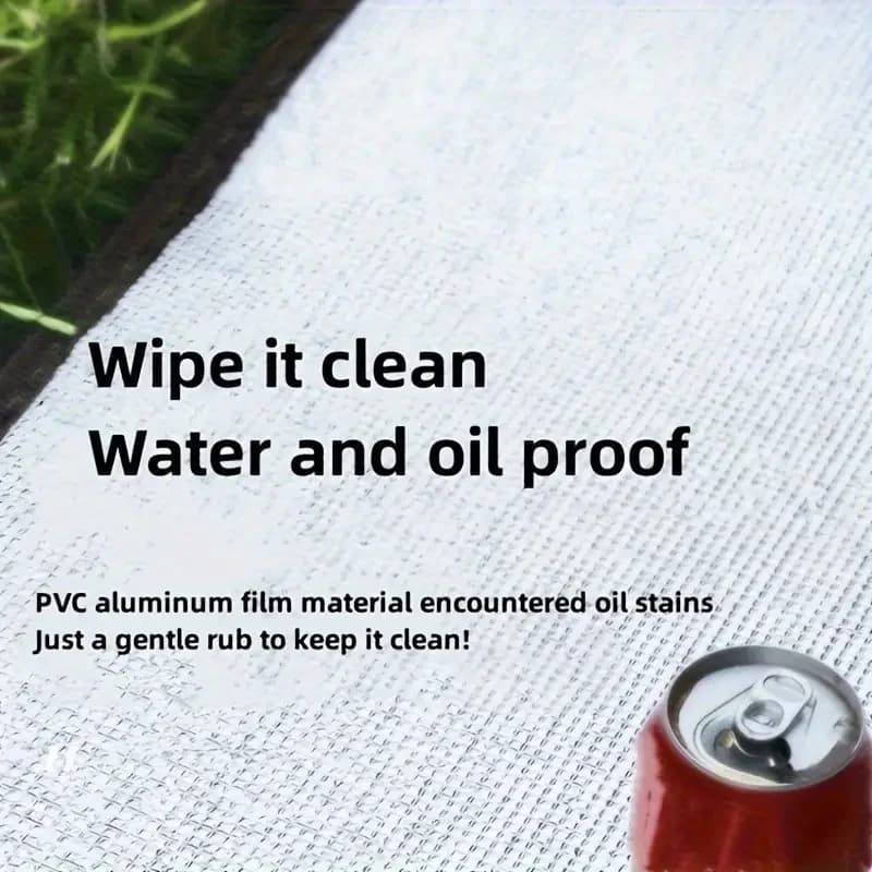 حصيرة تخييم عازلة للحرارة من الألومنيوم - مناسبة للنوم في الخيمة - 4