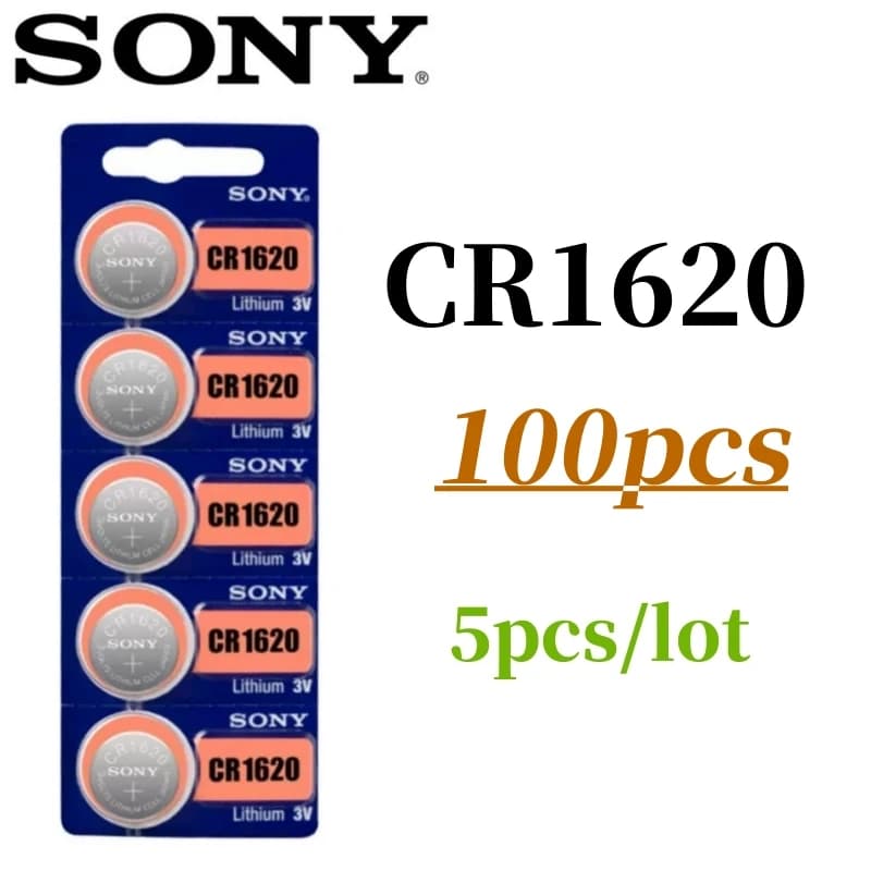 100Pcs Original Sony CR2450 CR2430 CR2032 CR2025 CR1632 CR1616 CR1620 CR1220 cr1220 cr2032 cr2025 cr2430 Battery cr2032 batteria - 6