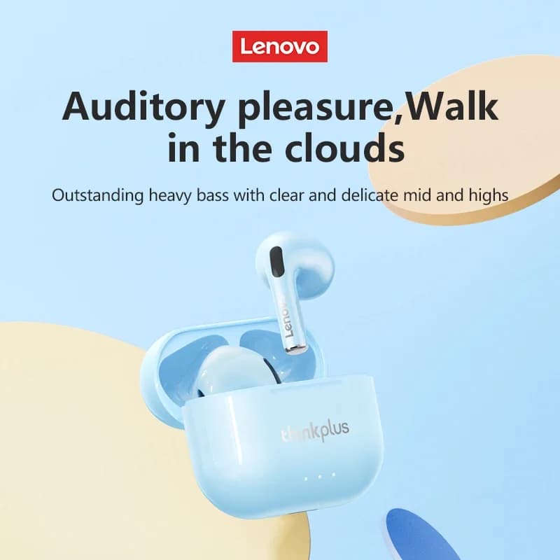 100% أصلي لينوفو LP40 بلس سماعة رأس بلوتوث لاسلكية صوت HiFi سماعات ستيريو رياضية سماعات أذن مع ميكروفون سماعات ألعاب - 5