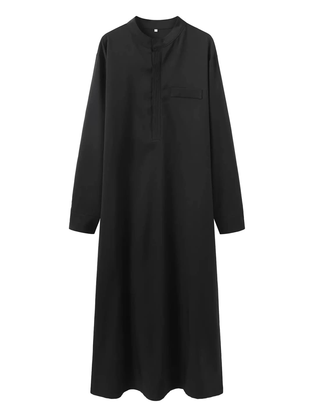 Motorcycle Brother Style, Muslim Men's Robe, Elegant Retro Embroidered Robe, Casual Loose Long Sleeve, Eid al Fitr Men's Robe - 4