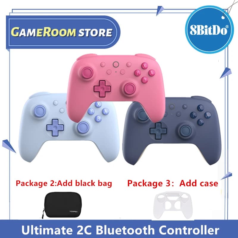 8BitDo Ultimate 2C Bluetooth Controller for Switch 2 Wireless Gamepad with Hall Effect Joystock for Nintendo Switch,OLED Console