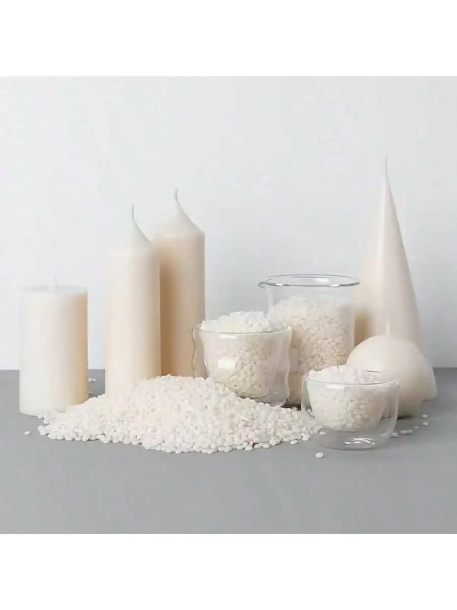 50g-1000g 100% natural Soy Wax Paraffin Material Pre-Soy Wax-Core natural soy wax blocks for homemade candles high quality - 6