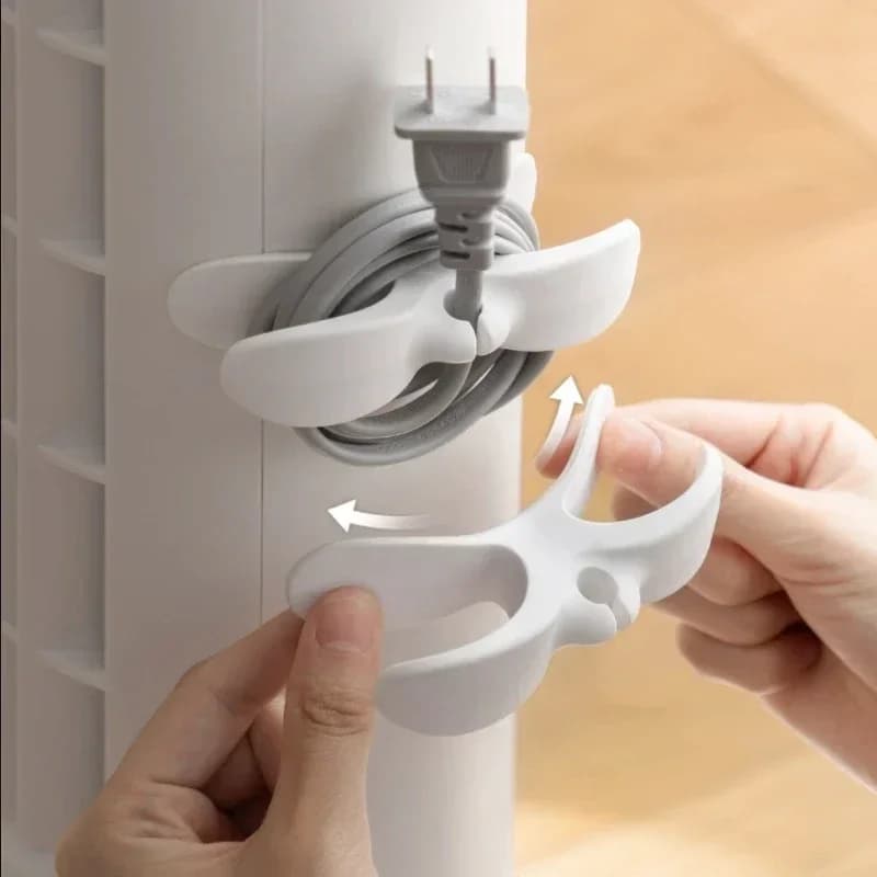 3-20PCS Cord Winder Organizer Cord Wrapper Cable Management Clip Holder for Air Fryer Coffee Machine Fixer for Kitchen Appliance - 2