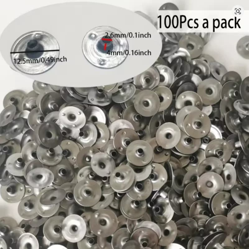    100 قطعة حامل شمعة 61 متر القطن شمعة الفتيل دخاني الروائح أسطواني شمعة الموضوع شمعة صنع عدة DIY بها بنفسك شمعة جعل - 6