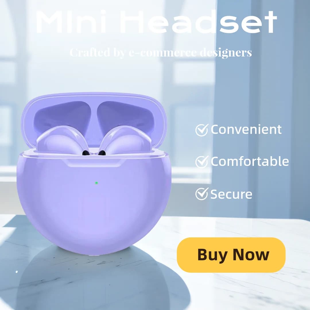 سماعات بلوتوث صغيرة لاسلكية محمولة مع ميكروفون لسماعات الهاتف المحمول - 2