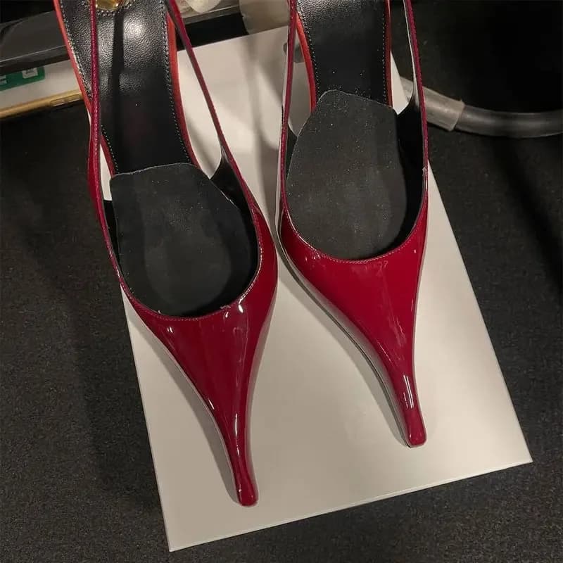 New Fashion Pointed High-heel 10.5 cm Women's Sandals Summer Women Shoes Sandalias De Mujer Shoes for Women Size 34-43 - 3