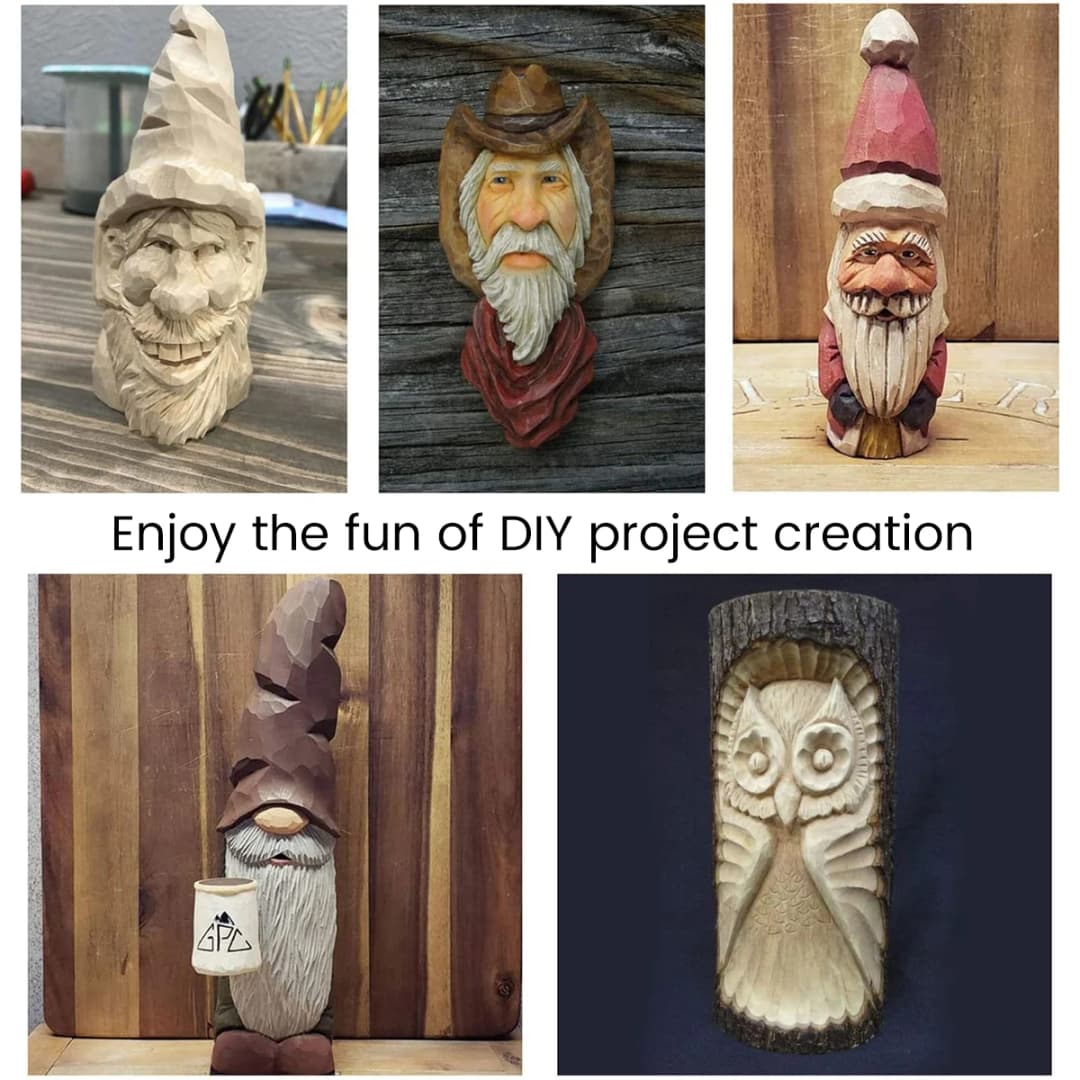 6/10/50 قطعة الزيزفون نحت كتلة الفلين الطبيعي DIY بها بنفسك الحرف الخشبية المحمولة نحت لوازم الفن مناسبة للمبتدئين/عشاق الحرف اليدوية - 3