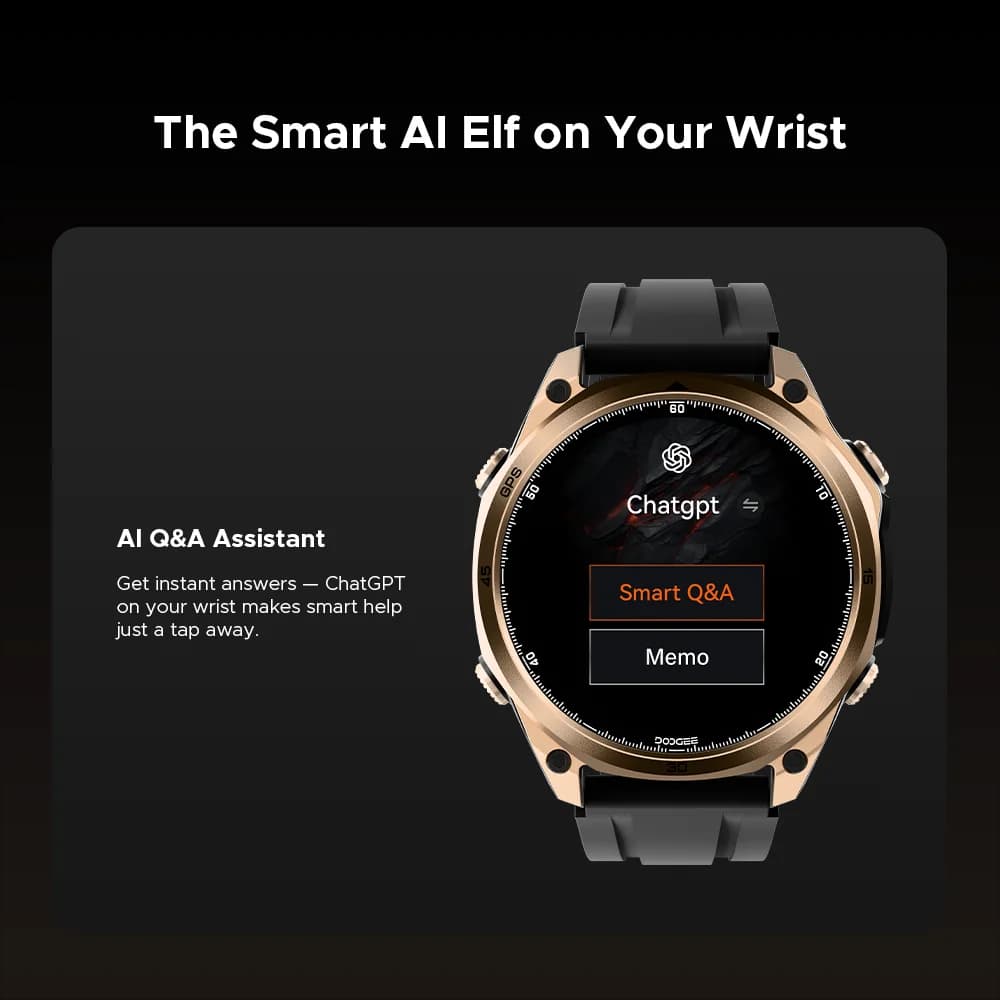 DOOGEE ANYWISE W1 Smart Watch 5ATM Water Resistance 178 Sports Modes Health Monitoring Dual-frequency GPS Reminder function - 3