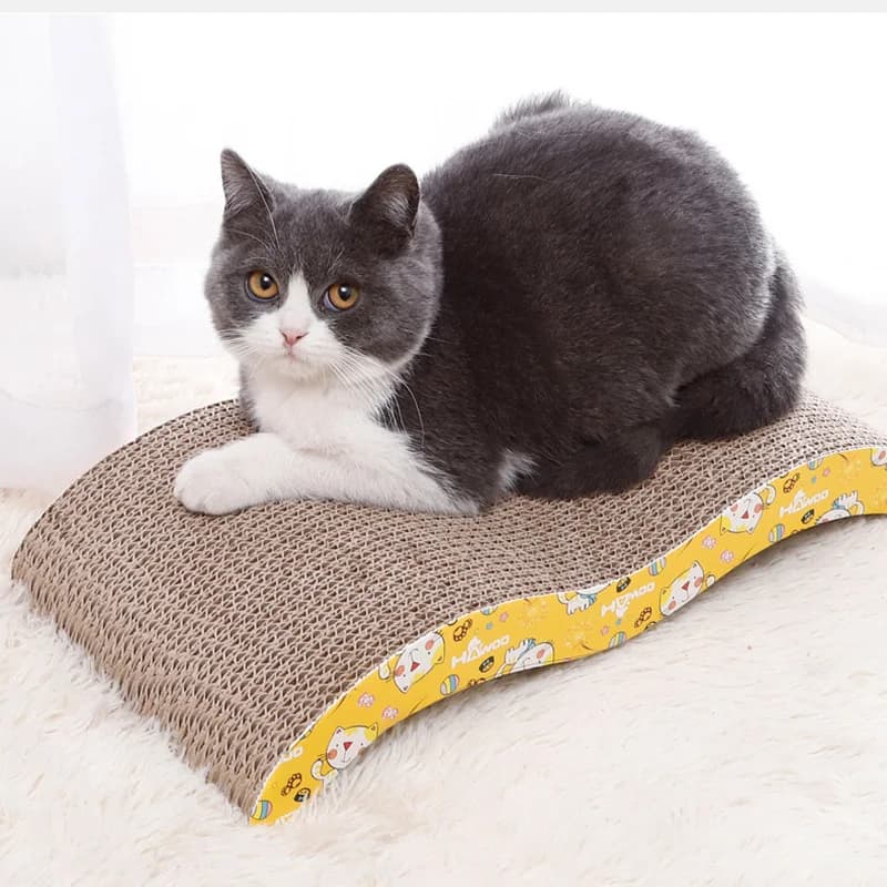 Cat Toys cat scraper sharpening claw cardboard corrugated board scratch-resistant cat scratch board Cat toy sofa cushion bed - 5