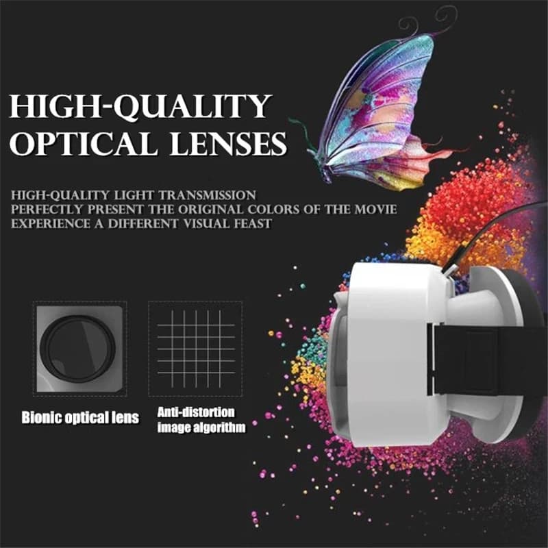 نظارات الواقع الافتراضي Shinecon Viar، سماعة رأس ثلاثية الأبعاد، عدسات للهواتف الذكية، مجموعة ألعاب للهواتف المحمولة - 5