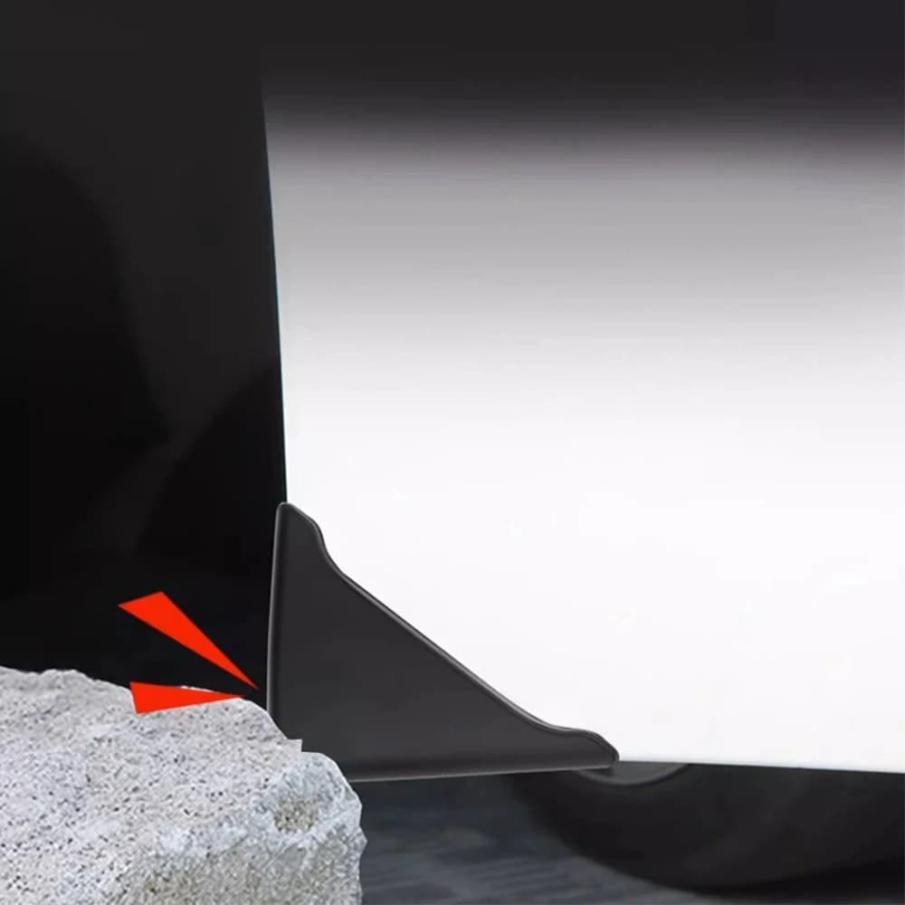 4 قطعة باب السيارة سيليكون يغطي المضادة للتصادم حماة السيارات باب السيارة الوفير المضادة للخدش اكسسوارات السيارات الخارجية أجزاء - 6