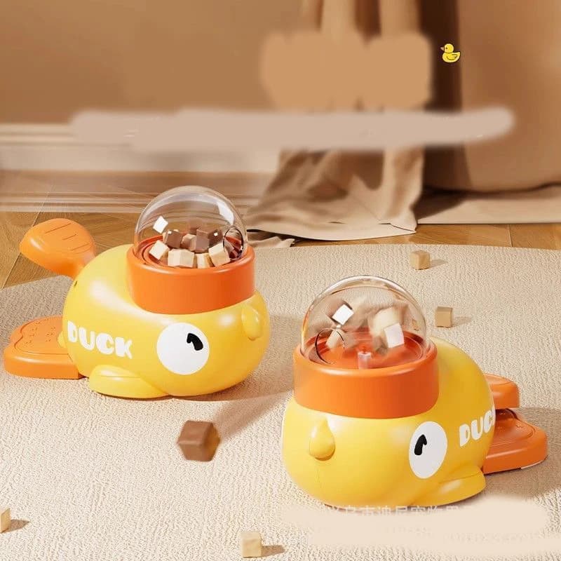 Little Yellow Duck Pet Treat Dispenser Interactive Food Leaking Toy for Cats Dogs Training Slow Feeder Auto Feeder Pet Supplies - 2