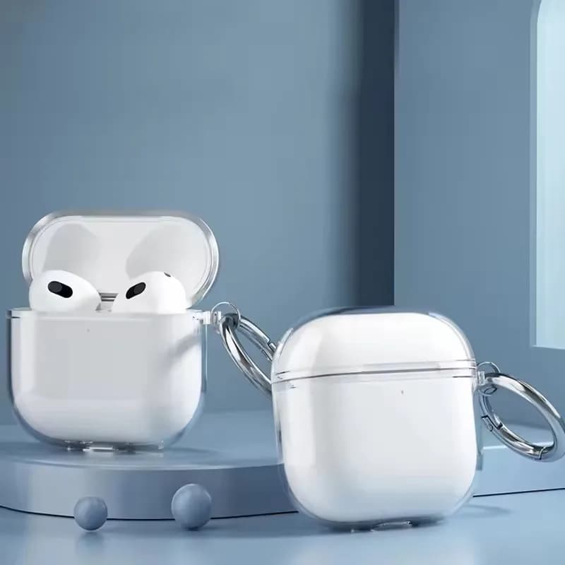 2025 ل airpods 4 جيل airpods 4 سماعات بلوتوث ANC سماعات لاسلكية سماعات أذن إلغاء الضوضاء حافظة شفافة من البولي يوريثان