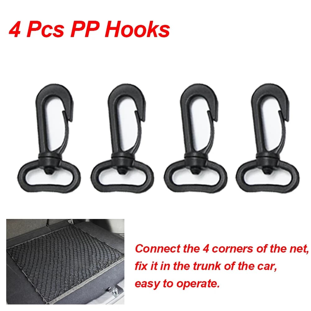 شبكة صندوق سيارة عالمية شبكة أمتعة مرنة منظم بضائع تخزين شبكات نيلون قابلة للتمدد جيب شبكة داخلية للسيارة - 4