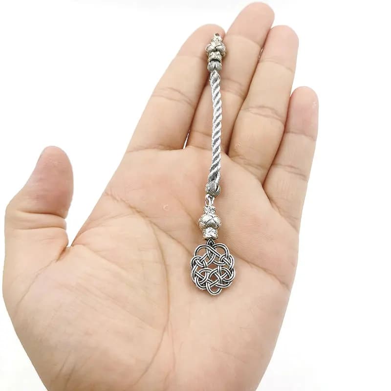 Accessories for Tasbih silver color pendant bracelet DIY making - 4