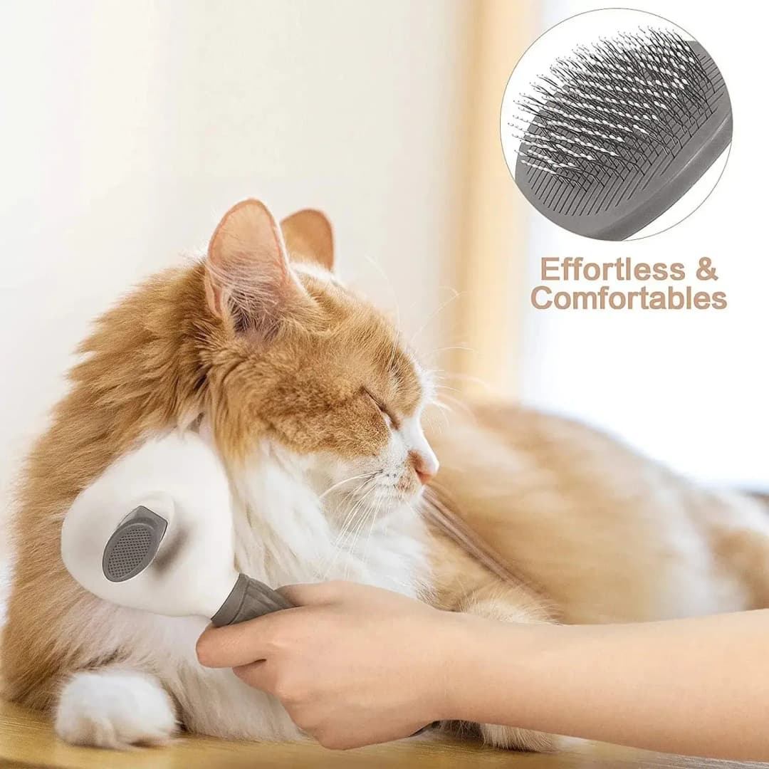 Pet Dog Brush Cat Comb Self Cleaning Pet Hair Remover Brush For Dogs Cats Grooming Tools Pets Dematting Comb Dogs Accessories - 6