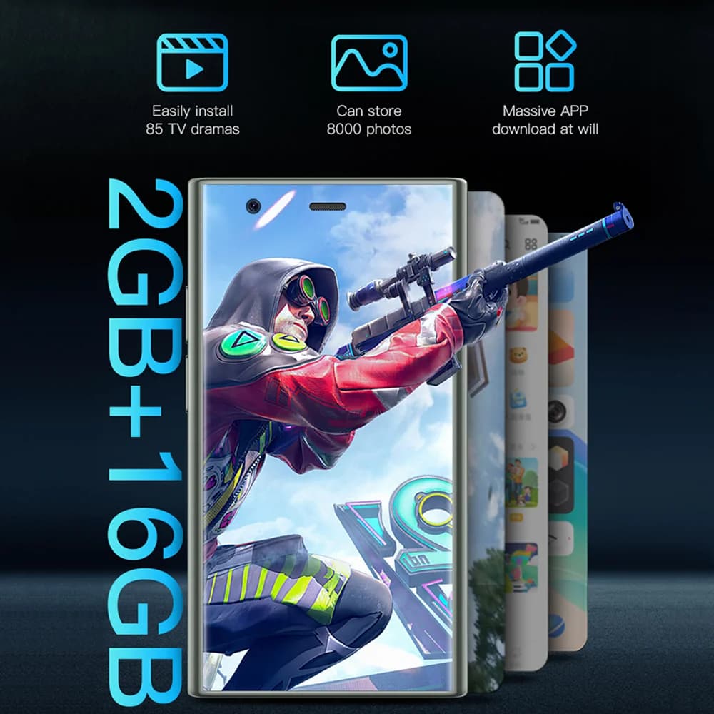 هاتف ذكي صغير SOYES S23 Pro & Mini 24، أندرويد 8.1، شريحتين، شاشة 3.0'' HD، بطارية 1000mAh، واي فاي، بلوتوث، شبكة 3G - 4