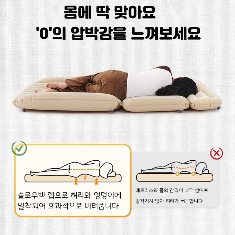 Naturehike Camping Car Air Mattress Car Rear Seat Folding Bed Sedan SUV Car Sleeper Bed In-Car Sleeping Mat Travel Mattress Pad - 4