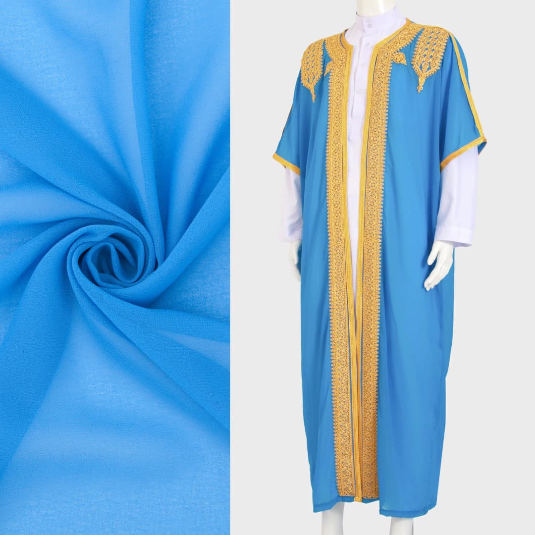 Eid Ramadan Islamic Clothing Men Kaftan Moroccan Kebaya Open Muslim Kimono Turkey Abaya East National Costume For Prayer Clothes - 5