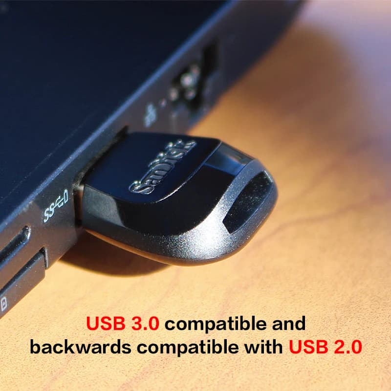 قارئ بطاقات ذاكرة SanDisk B531 الأصلي USB3.0 USH-I متوافق مع MicroSD/microSDXC/microSDHC قارئ فلاش عالي السرعة - 6