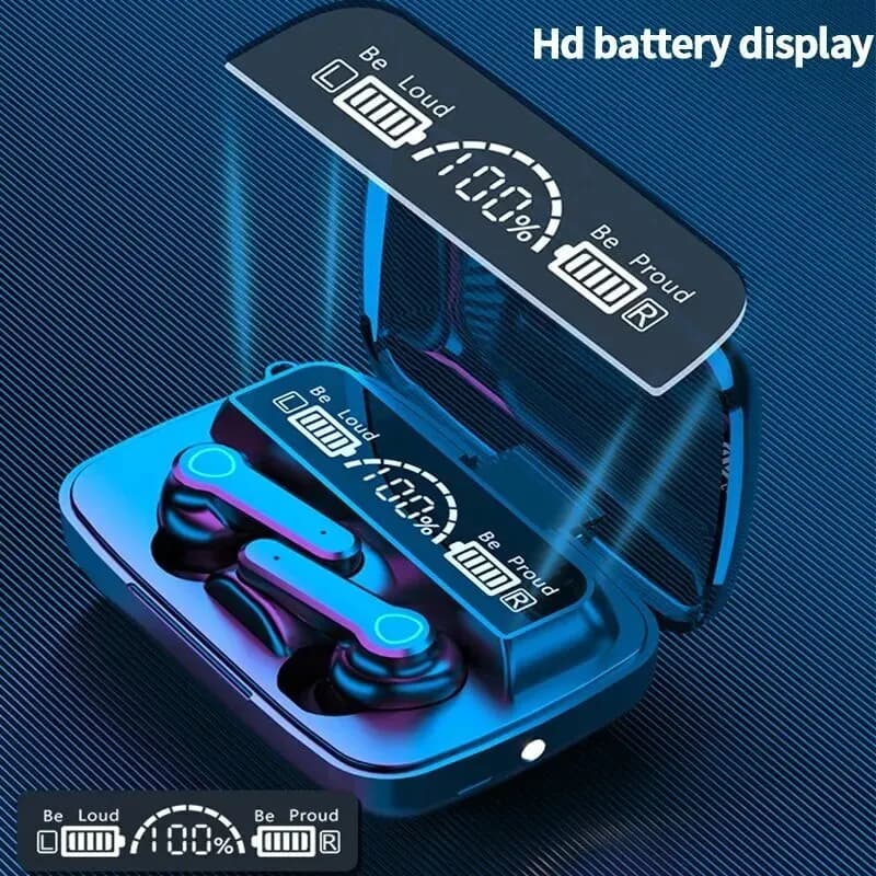 M19 Bluetooth Headset Wireless Tws Gaming Support Noise-cancelling Touch In-ear Mini Emergency Power Bank Headset - 5