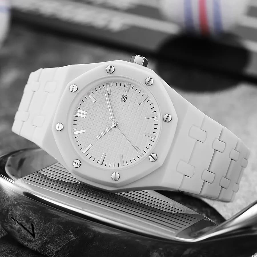 Top Brand Men Calendar Watch Luxury Business Quartz Watch Sports Plastic Watch Students Women Watches Reloj Hombre Dropshipping