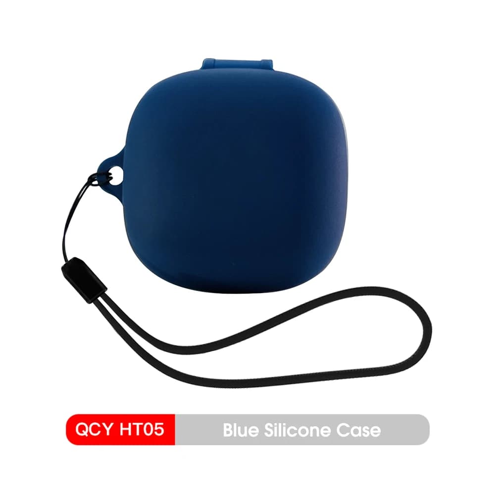 غطاء سيليكون ناعم QCY HT05 حقيبة تخزين سماعات HT10 MeloBuds Pro لاسلكية غطاء واقي سماعات مجموعات تنظيف السماعات - 2