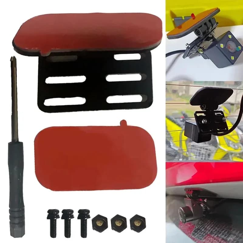 حامل كاميرا احتياطية للسيارة، حامل مرآة داش لحامل DVR لكاميرات الرؤية الخلفية - 6