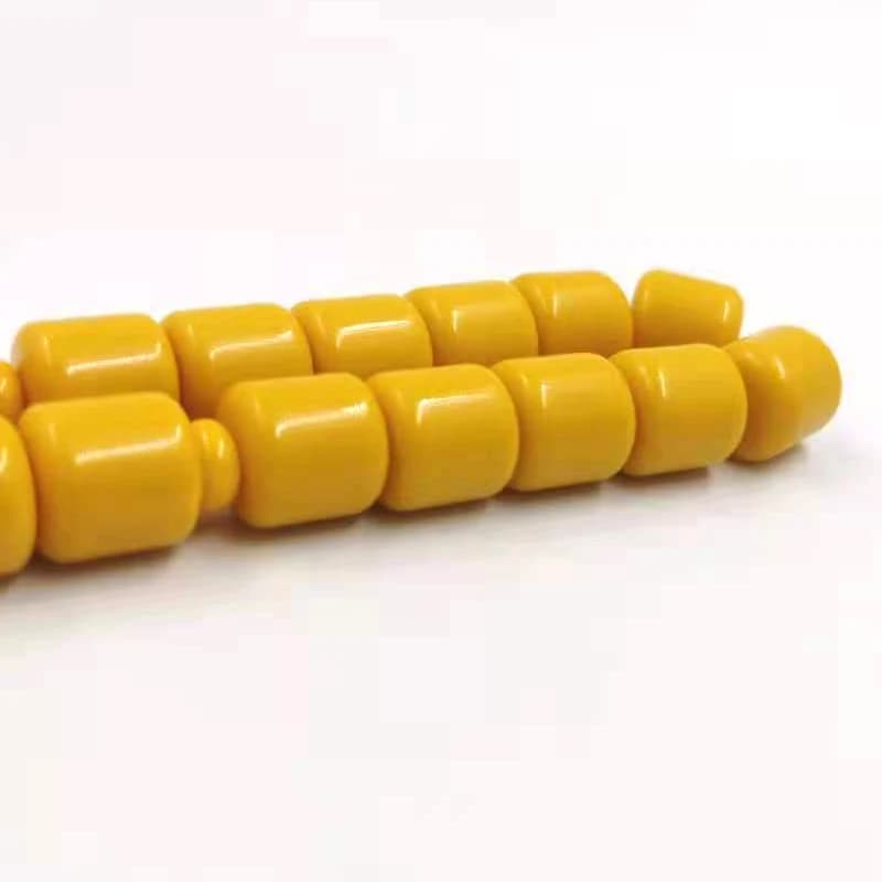 تسبيح سوار مسلم من الراتنج الأصفر هدية عيد رمضان إكسسوارات إسلامية Misbaha منتج مجوهرات الأزياء التركية حبة المسبحة - 2