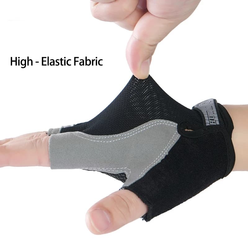 Mtb Gloves Cycling Breathable Gym Workout Gloves for Men Women Half Finger Non-slip Weight Lifting Motorcycle Fitness Gloves - 5