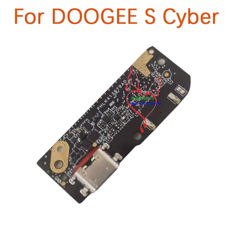 لوحة شحن منفذ قاعدة دوك لوحة يو اس بي أصلية جديدة من DOOGEE S Cyber مع ملحقات ميكروفون لهاتف DOOGEE S Cyber الذكي - 2