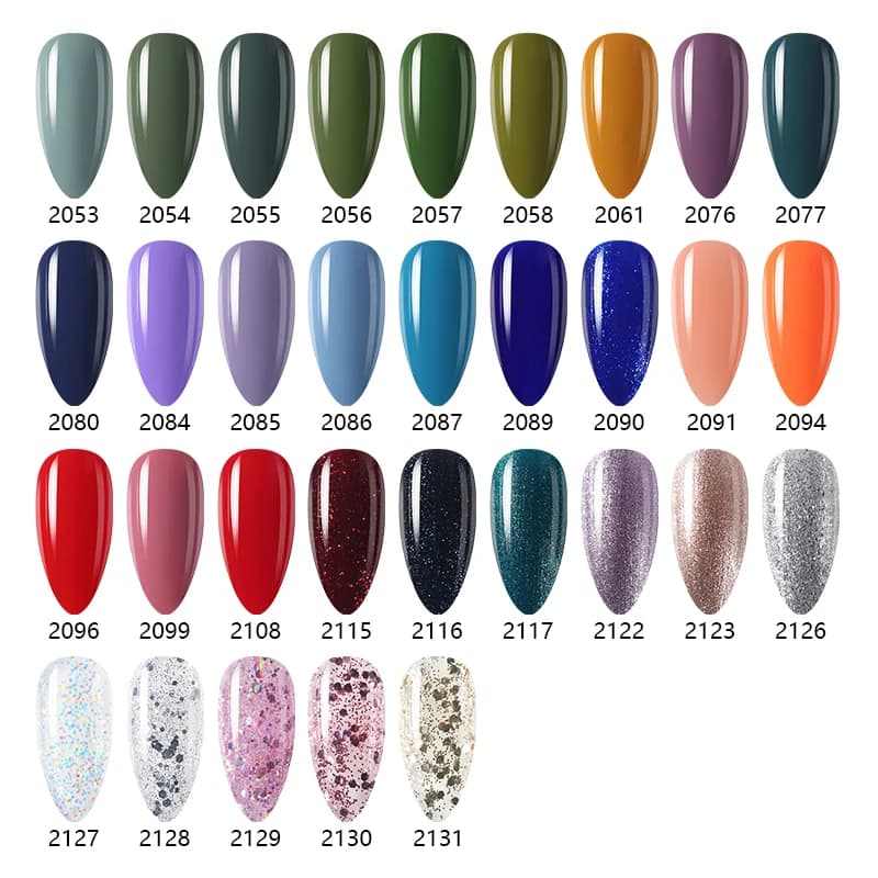 NAILCO Gel Nail Polish 15ml Dark Red Blood Colors Series Nails Art Glitter Manicure UV Lakiery Hybrydowe Vernis Nails Gel Design - 6