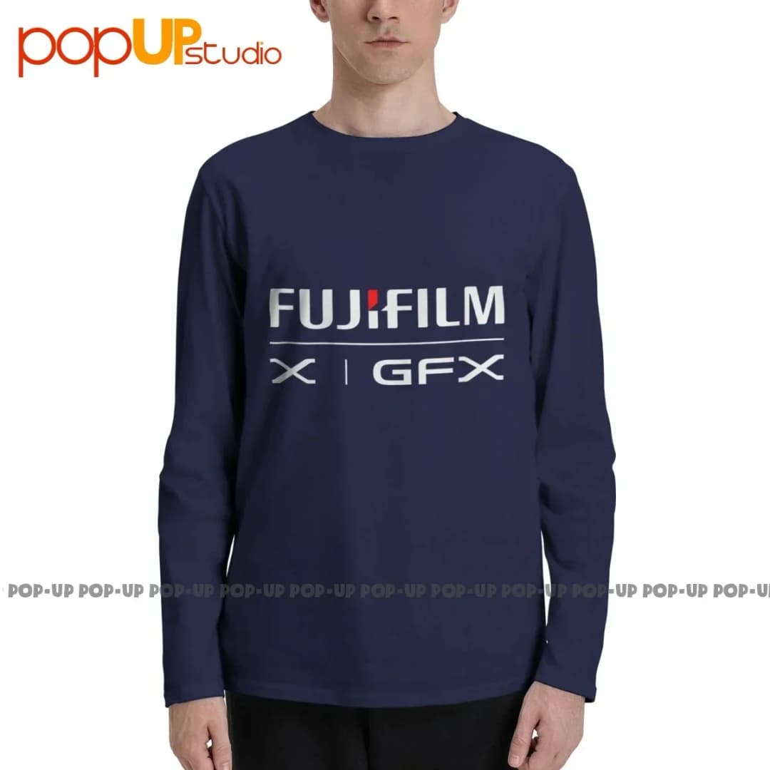 قمصان طويلة الأكمام من Fujifilm X Gfx تي شيرت علوي موضة هيب هوب مريحة - 4