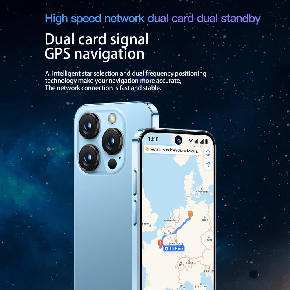 هاتف صغير سويز XS19 ميني بشاشة 3.88 بوصة، ذاكرة 2 جيجابايت رام و16 جيجابايت روم، أندرويد 10.0، التعرف على الوجه، شريحتين، شبكة 3G - 6