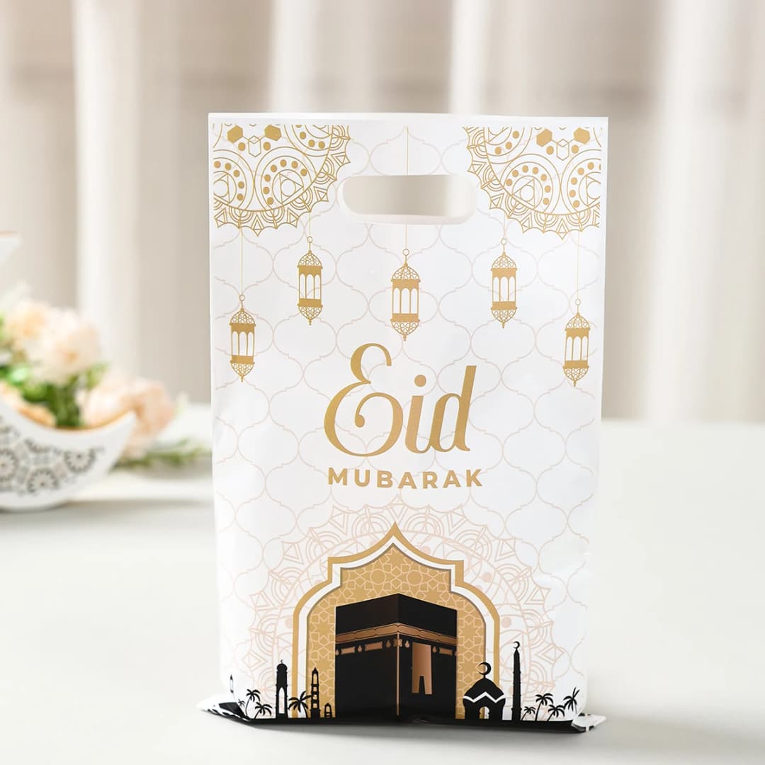 حقيبة يد عيد مبارك، أكياس هدايا حلوى، حقيبة تغليف، ديكور رمضان كريم 2025، مستلزمات ديكور حفلات إسلامية - 3
