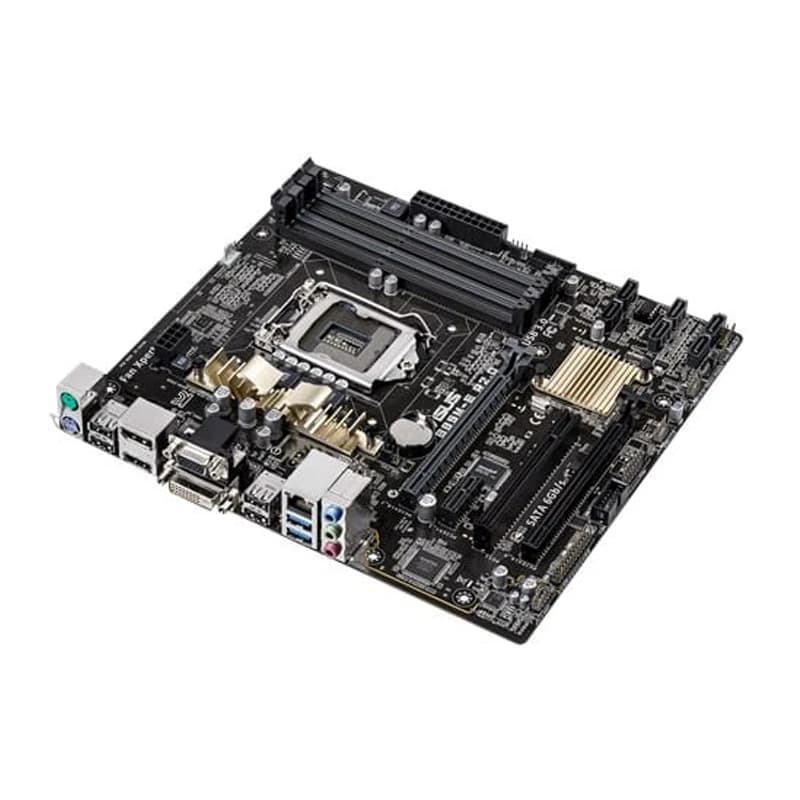 ASUS B85M-E R2.0 DESKTOP COMPUTER MOTHERBOARD,1150 SOCKET,DDR3,M-ATX,B85,HDMI,DP,VGA,DVI - 5