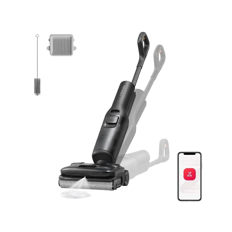 جهاز Roborock الرسمي F25 ACE Pro رغوة مبللة وجافة لتنظيف الأرضيات آلة غسيل الأرضيات بلاط خشب صلب سجادة عناية لطيفة 180° استلقاء مسطح