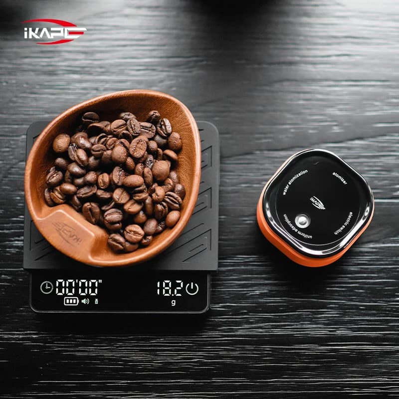 IKAPE Coffee Bean Atomizer,20ml Anti-Static  Automatic Spray Bottle,Espresso Machine Accessories,Coffee Lover Gift - 5