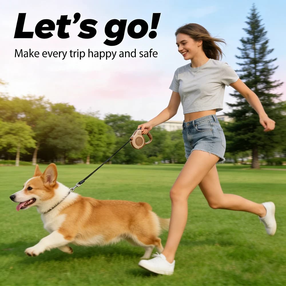 Automatic Dog Leash 3M 5M Retractable Extendable Rope for Small Dogs Accessories Outdoor Walking Hiking Puppy Cat Traction Belt - 5