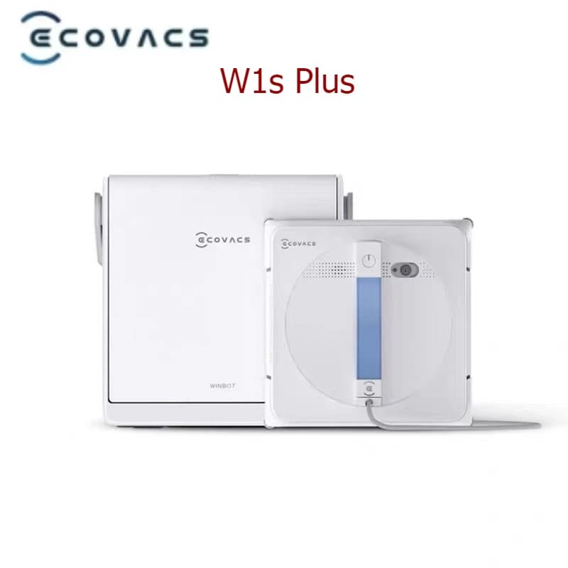روبوت تنظيف النوافذ الأصلي من Ecovacs W1s Plus مع رش المياه، جهاز تنظيف ذكي للمنزل يعمل بشكل أوتوماتيكي بالكامل - 3