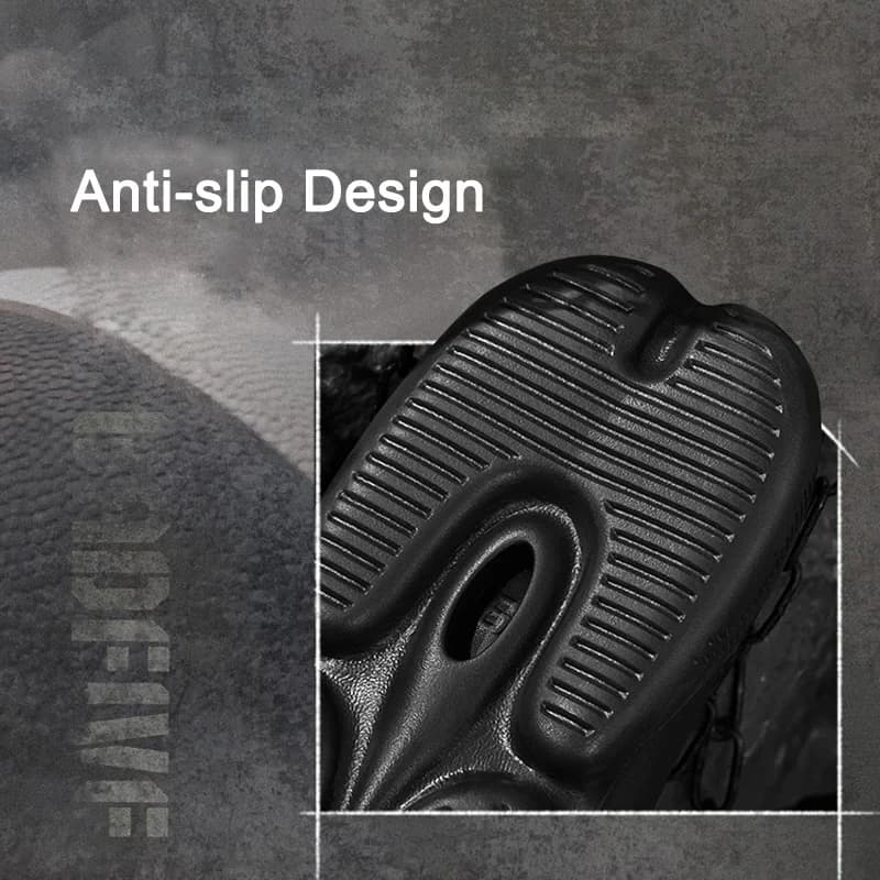 شباشب خارجية لي-نينغ للرجال BADFIVE SLIDE OG خفيفة الوزن نعل ناعم مقاوم للانزلاق صنادل كرة سلة من LiNing ABTV007 - 2