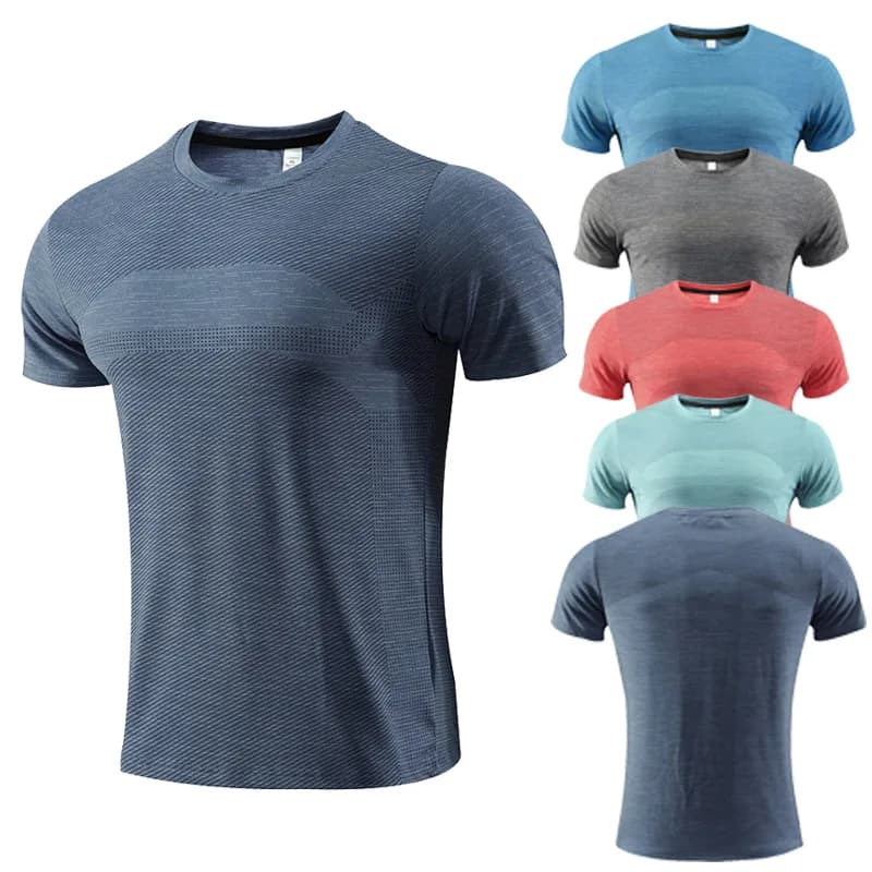 Compression T Shirt Men Bodybuilding Short Sleeve Running T-shirt Quick Dry Fitness Tight Gym Workout Sport t-shirt Rashgard