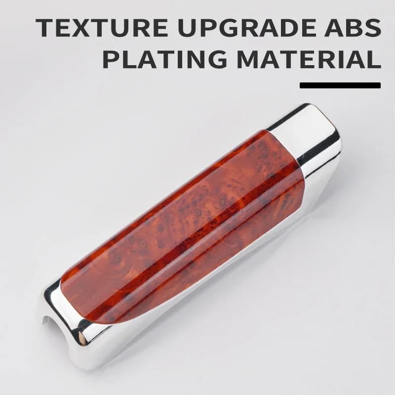 غطاء فرامل اليد للسيارة ملحقات داخلية لفرملة اليد غطاء حماية من ألياف الكربون غطاء تزيين فرامل الانتظار - 3