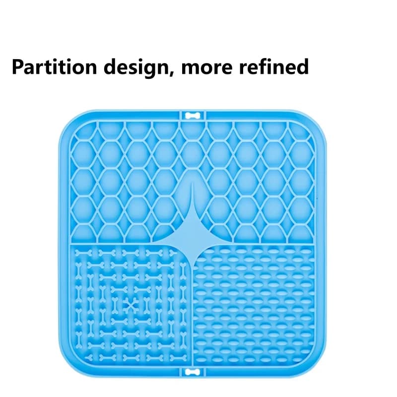 Pet Dog Cat Licking Pad Licking Pad Anti Choking Slow Food Utensils Slow Food Bowl Licking Plate Pet Cat Yogurt Meal Mat - 6