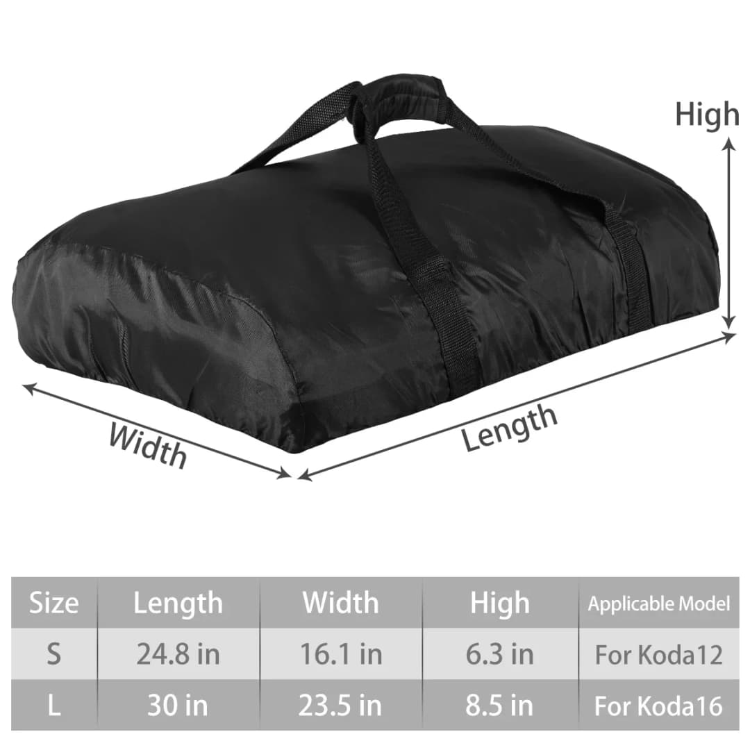 غطاء فرن البيتزا 420D متوافق مع Ooni koda 12 16 واقي من الشمس في الهواء الطلق واقي ضد الغبار مقاوم للماء ملحقات الشواية - 5