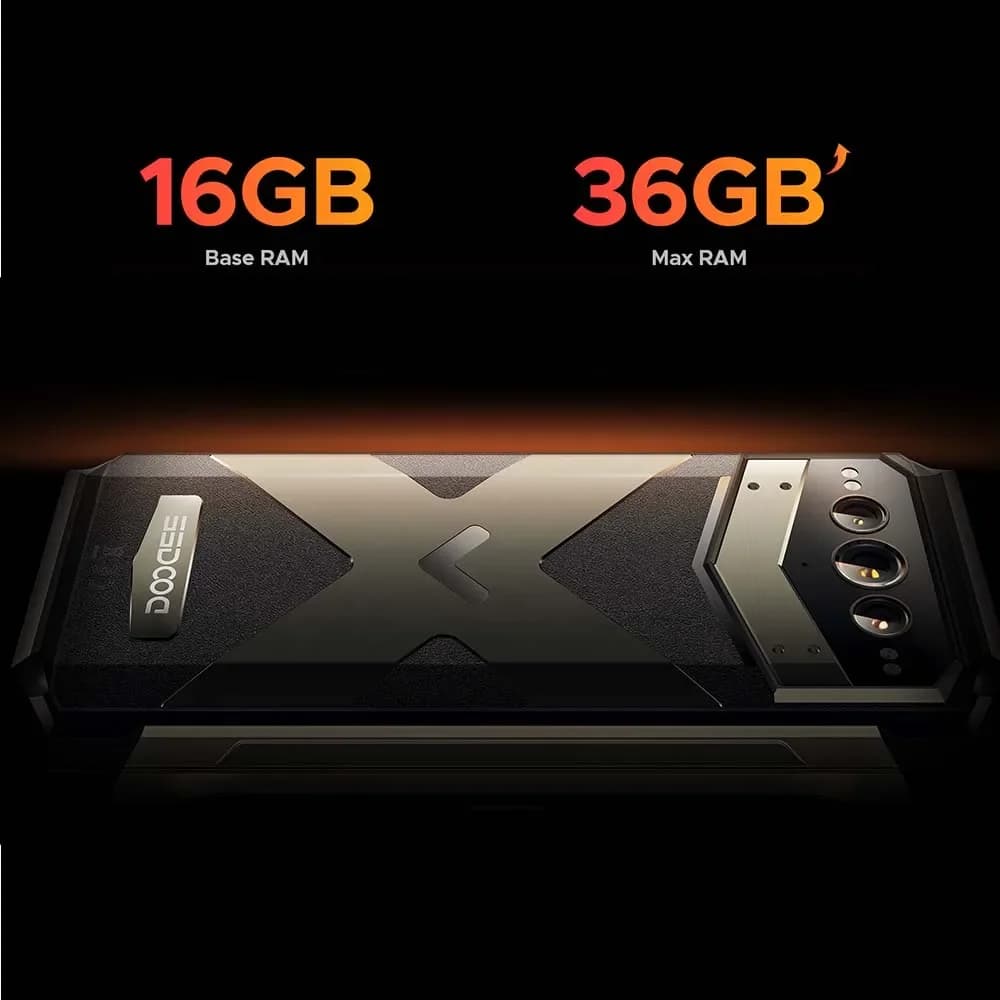 هاتف DOOGEE V Max Plus المتين لأول مرة في العالم ببطارية 22000 مللي أمبير وذاكرة 36 جيجابايت (16+20) وسعة تخزين 512 جيجابايت وكاميرا 200 ميجابكسل بشاشة 6.58 بوصة ومعدل تحديث 120 هرتز ومعالج Dimensity 7050 ونظام أندرويد 14 - 5