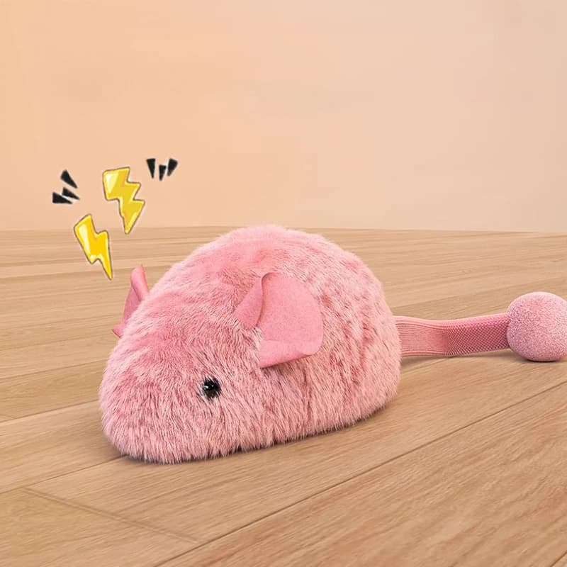 New Interactive Mouse Plush Cat Chew Toys Boredom Interactive Plush Toys Kitten Game Indoor Plush Mice Luminous Toys For Cats - 5