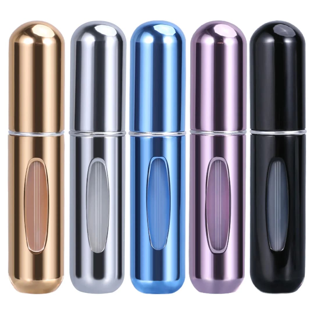 5/8ml Refillable Perfume Spray Atomizer Aluminum Perfume Spray Scent Pump Perfume Atomizer Refillable Mini Bottle for Travel - 2